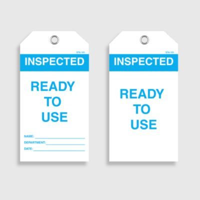 STA 101 Inspected Ready to Use Tag​