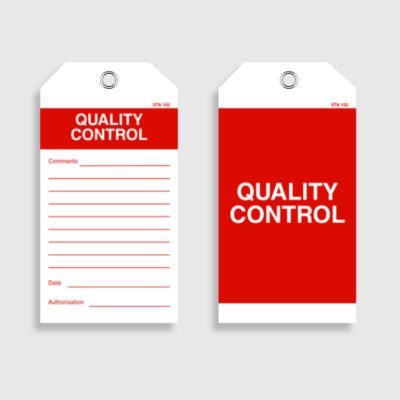 STA 102 Quality Control Tag