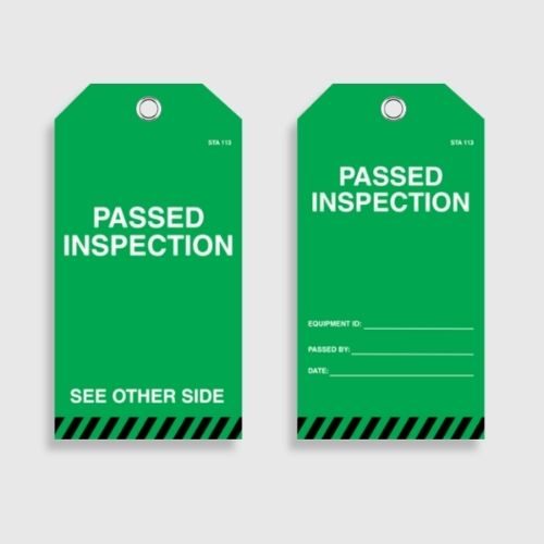 STA 113 Passed Inspection Tag