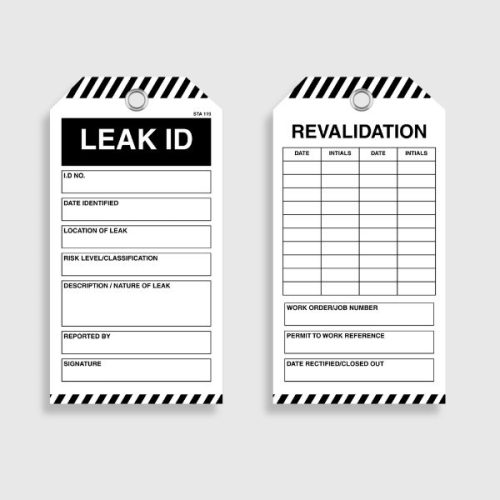 STA 119 Leak ID Tag