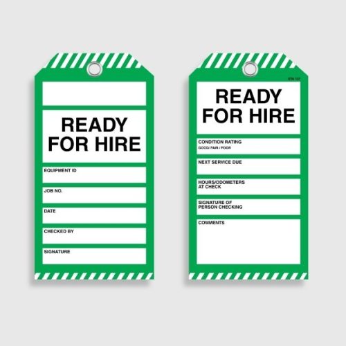 STA 127 Ready for Hire Tag