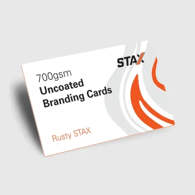 Stax Business Cards Orange Stax Business Cards Orange