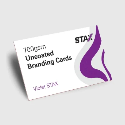 Stax Business Cards Purple