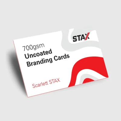 Stax Business Cards Red