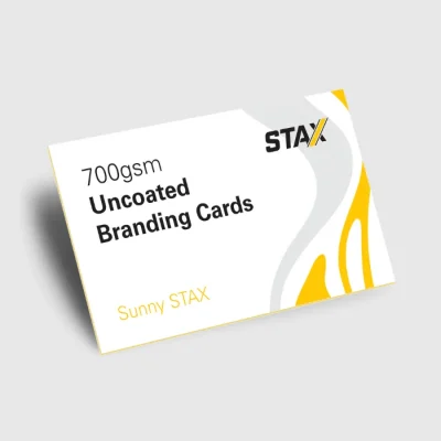 Stax Business Cards Yellow
