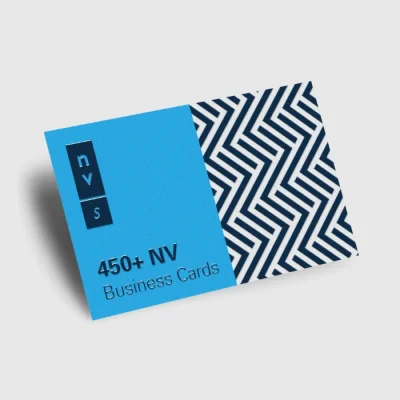 Velvet Laminate Business Card + Scodix