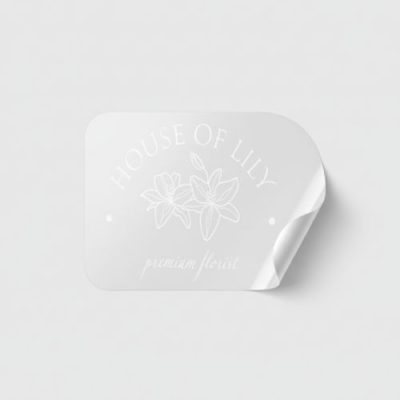 Vinyl Clear Window Stickers