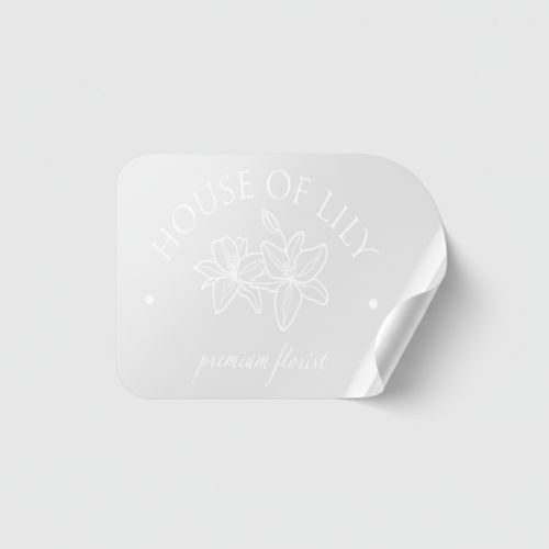 Vinyl Clear Window Stickers