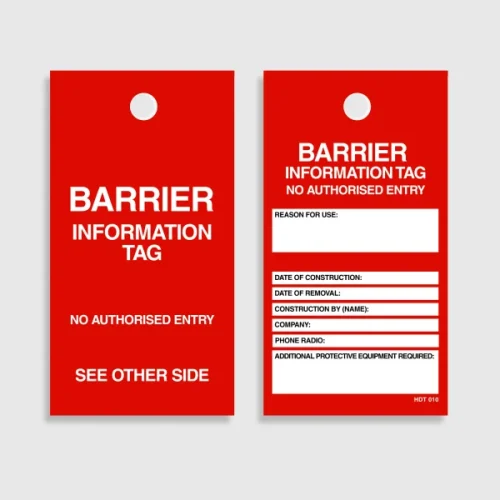 HDT 010 Barrier Information Tag