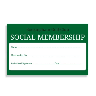 membership cards