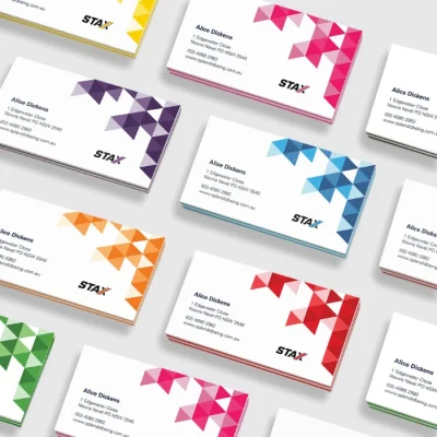 stax ultra-thick business cards
